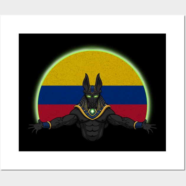 Anubis Colombia Wall Art by RampArt